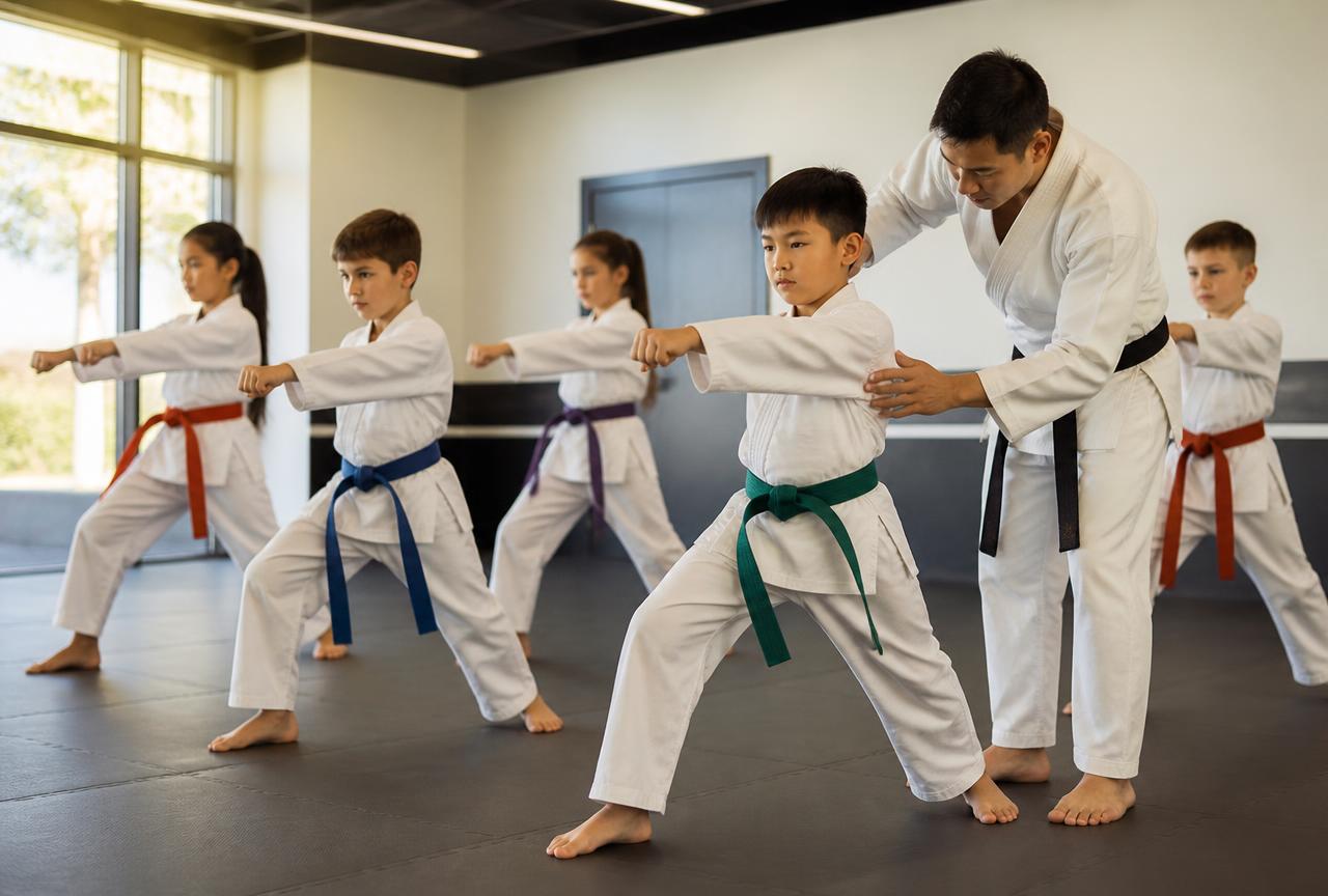 Kids martial arts class in Arvada, CO building focus, confidence, and discipline